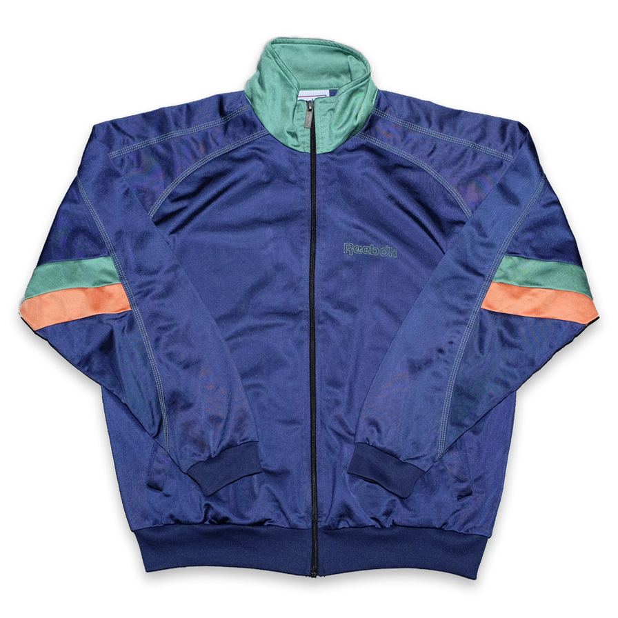 Vintage Reebok Track Jacket Medium - Double Double Vintage