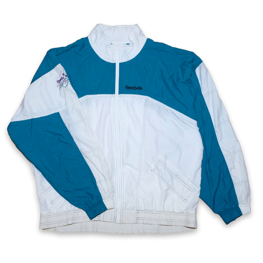Vintage Reebok Tennis Trackjacket Large / XLarge - Double Double Vintage