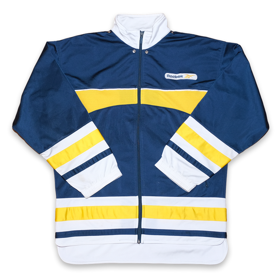 Vintage Reebok Track Jacket Large - Double Double Vintage