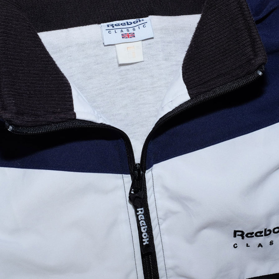 Vintage Reebok Classic Track Jacket XLarge - Double Double Vintage