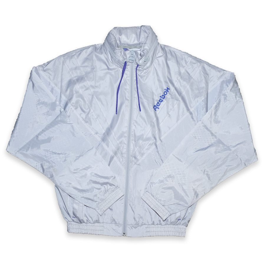 Vintage Reebok Women's Track Jacket Small - Double Double Vintage
