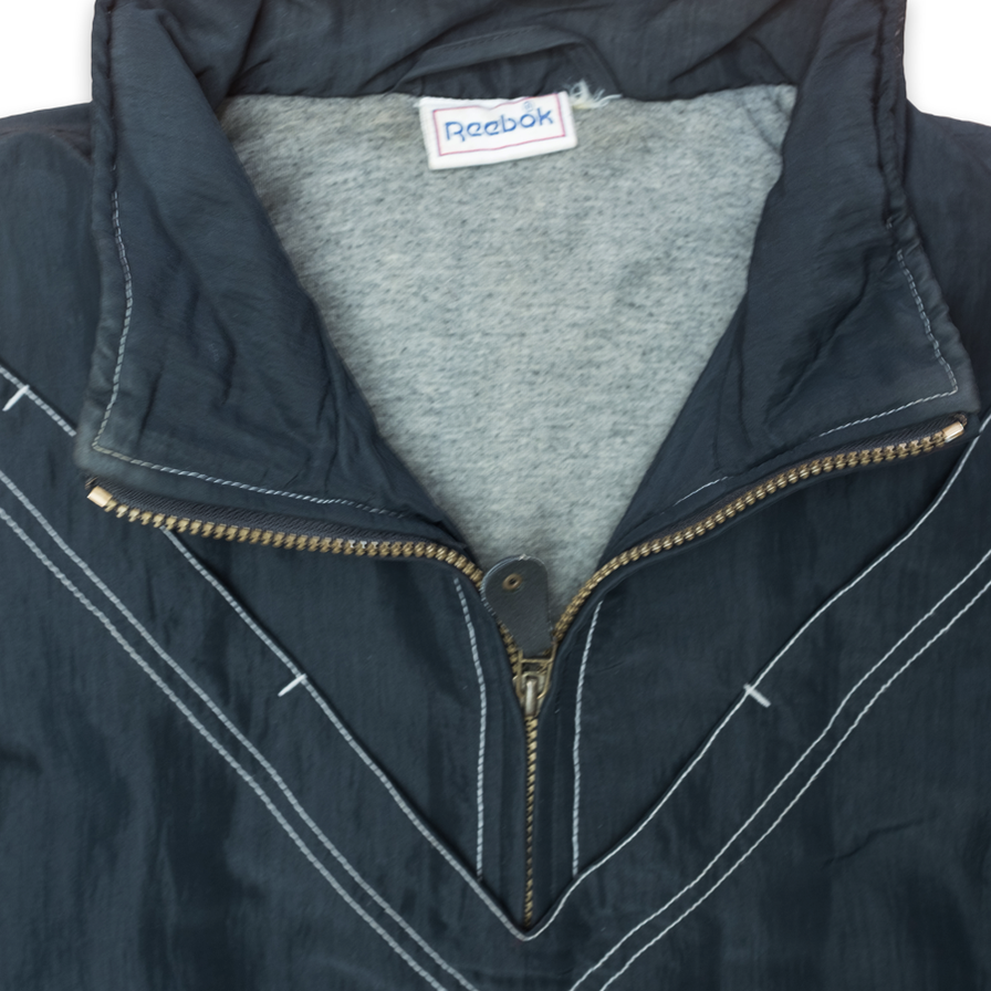 Vintage Reebok Half Zip Jacket Large - Double Double Vintage