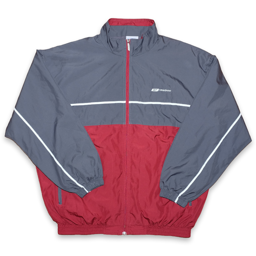 Vintage Reebok Track Jacket Large - Double Double Vintage