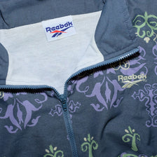 Vintage Reebok Pattern Track Jacket Small / Medium - Double Double Vintage
