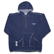 Vintage Reebok Hooded Q-Zip Windbreaker XLarge - Double Double Vintage