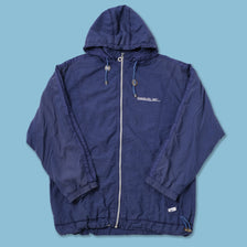 Vintage Reebok Hooded Track Jacket Large