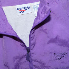 Vintage Reebok Women's Track Jacket Medium - Double Double Vintage