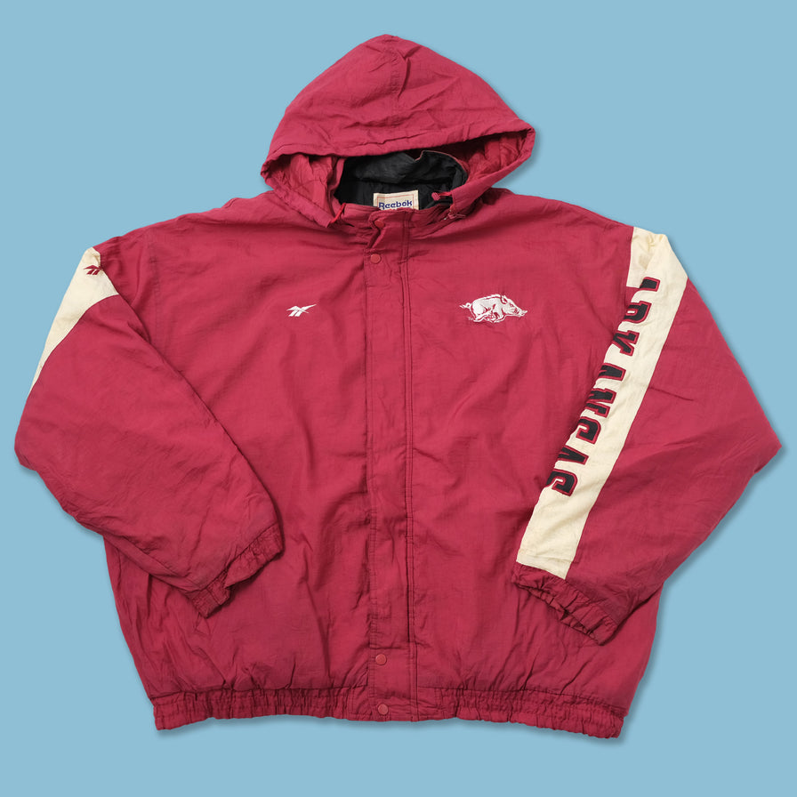 Vintage Reebok Arkansas Padded Jacket XXL