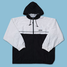Vintage Reebok Hooded Track Jacket Large