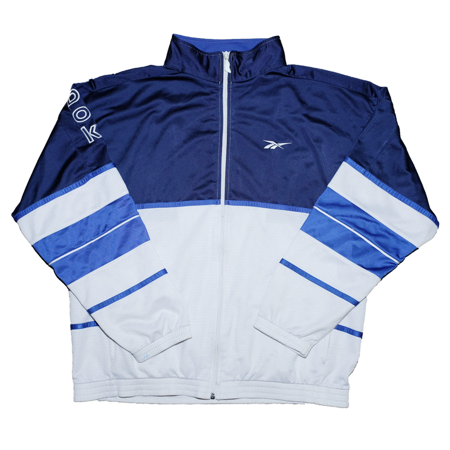 Vintage Reebok Track Jacket Medium / Large - Double Double Vintage