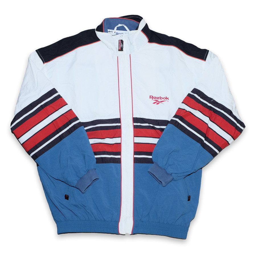 Vintage Reebok Track Jacket Medium - Double Double Vintage