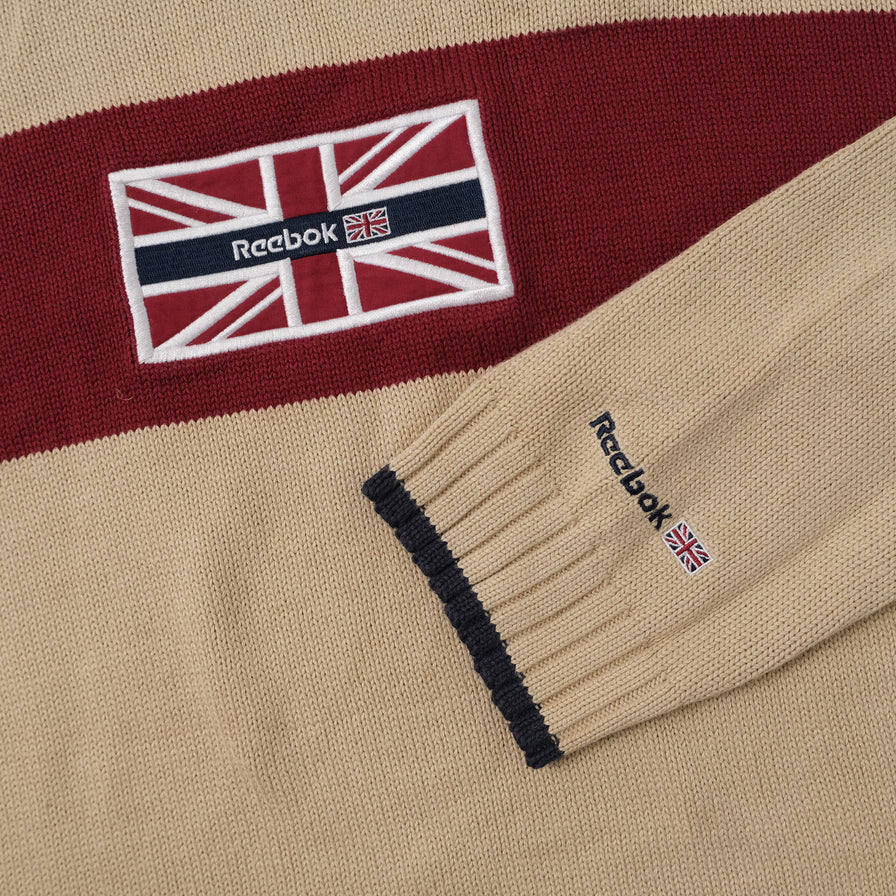 Vintage Reebok Knit Sweater Medium