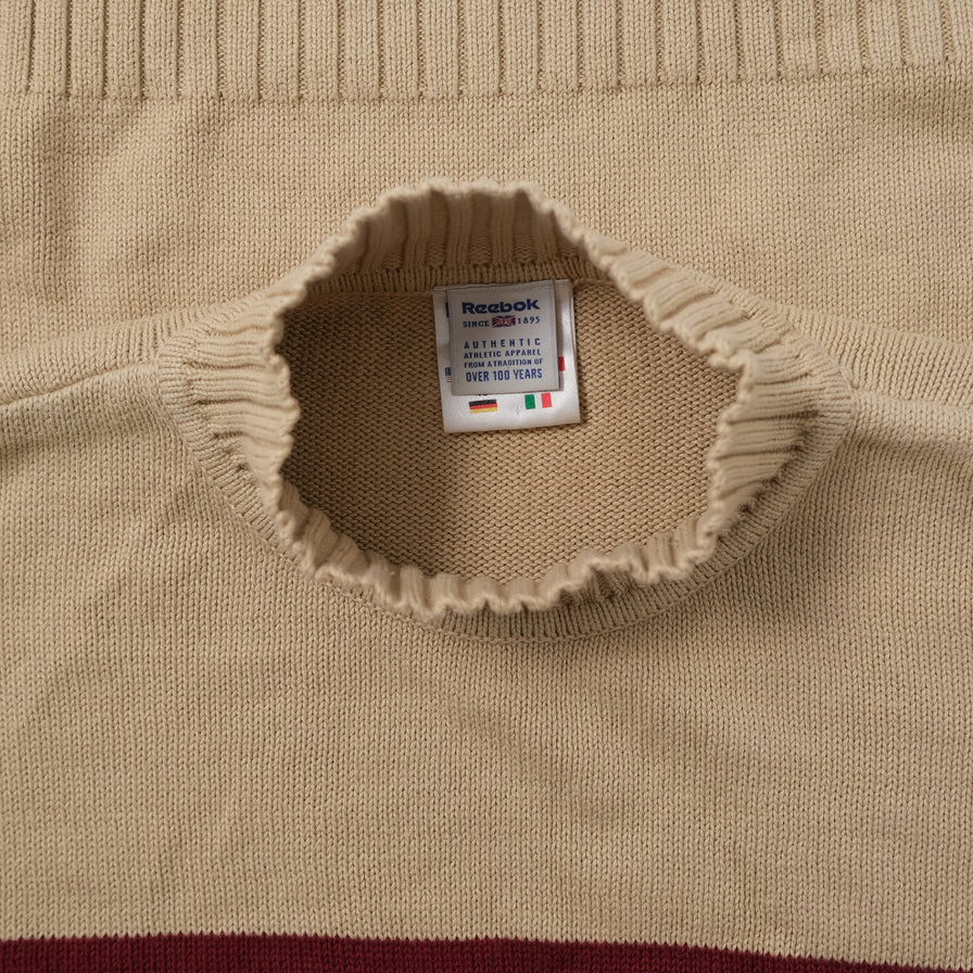 Vintage Reebok Knit Sweater Medium