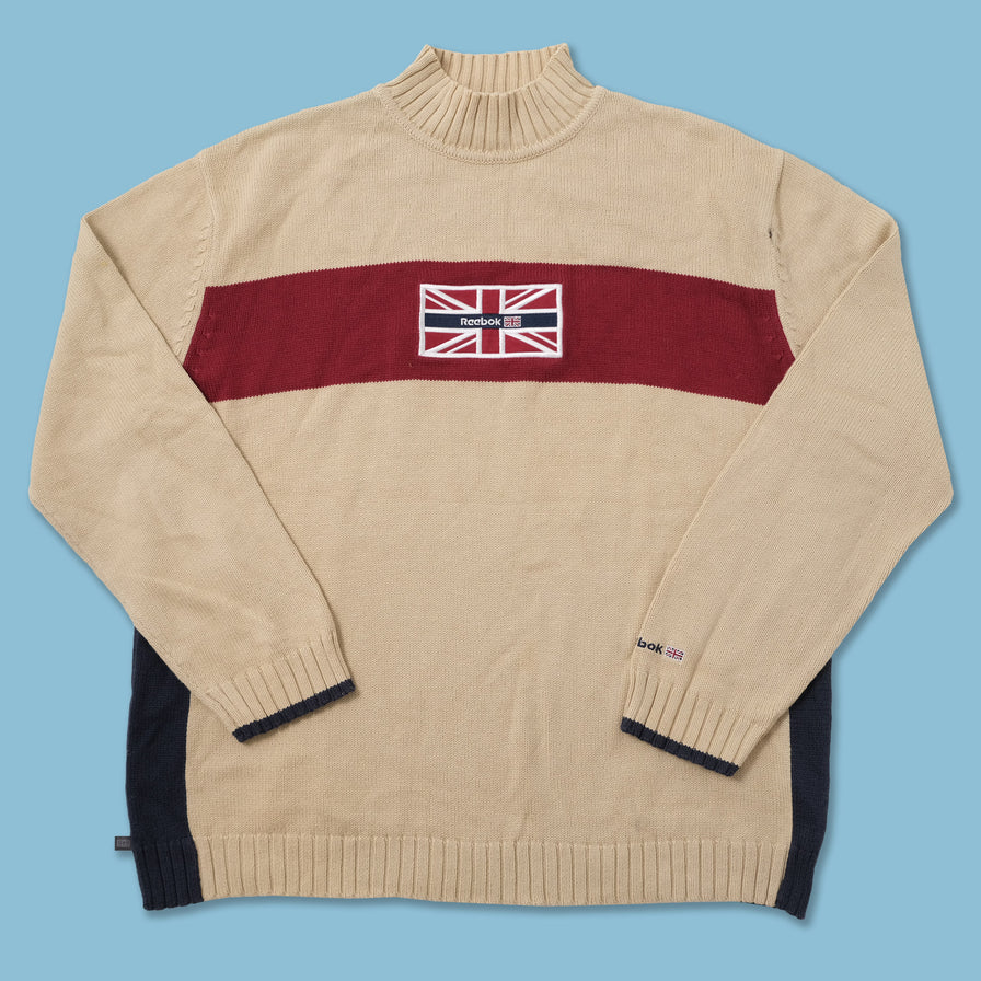 Vintage Reebok Knit Sweater Medium