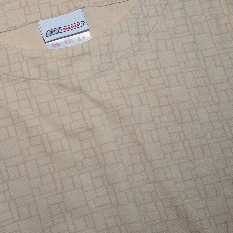 Vintage Reebok Pattern T-Shirt Large - Double Double Vintage