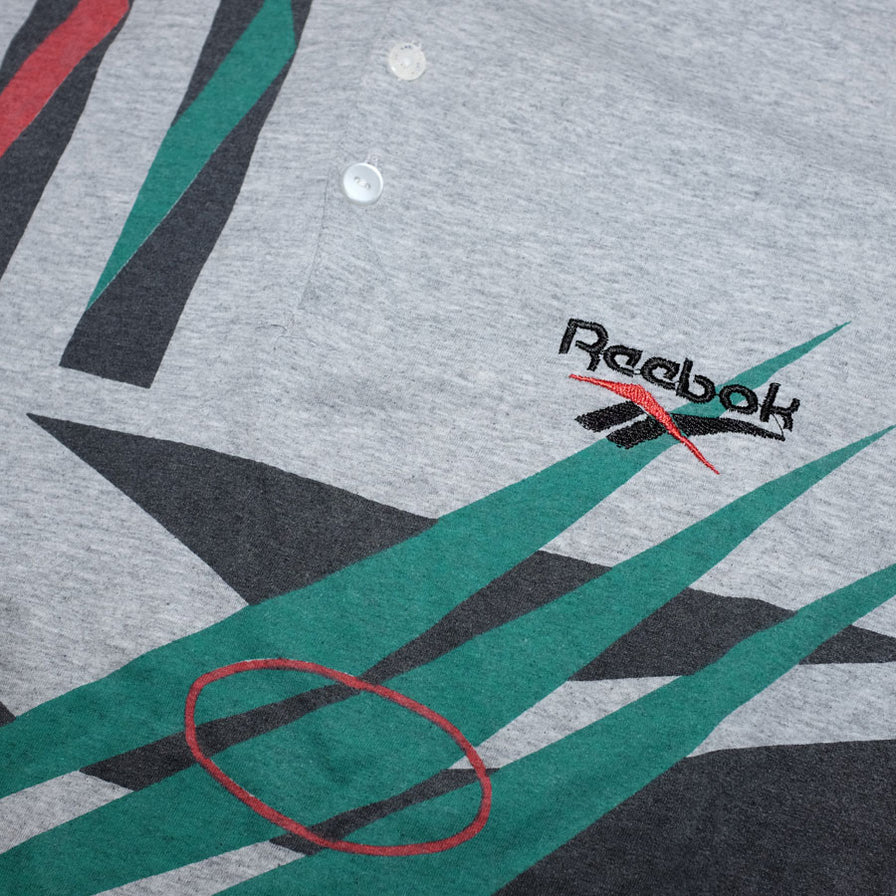 Vintage Reebok Polo Shirt Large - Double Double Vintage