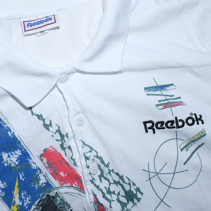 Vintage Reebok Tennis Polo XLarge - Double Double Vintage