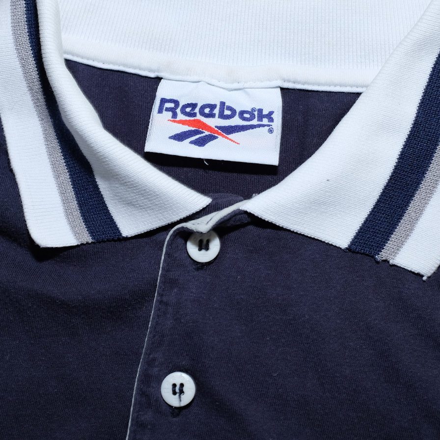 Vintage Reebok Polo Large - Double Double Vintage