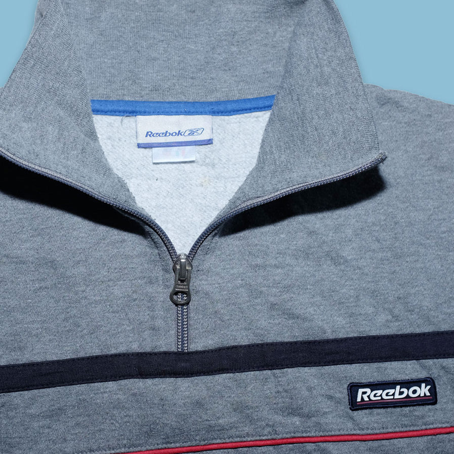 Vintage Reebok Q-Zip Sweater Large / XLarge - Double Double Vintage