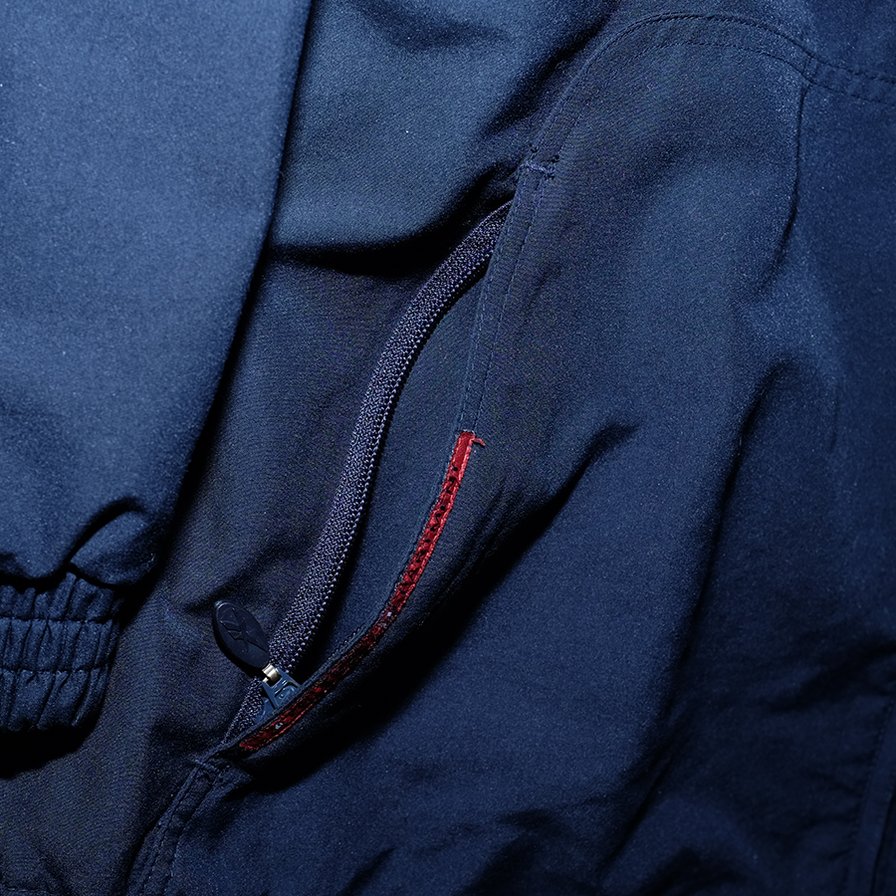 Vintage Reebok Aston Villa Half Zip Windbreaker XLarge - Double Double Vintage