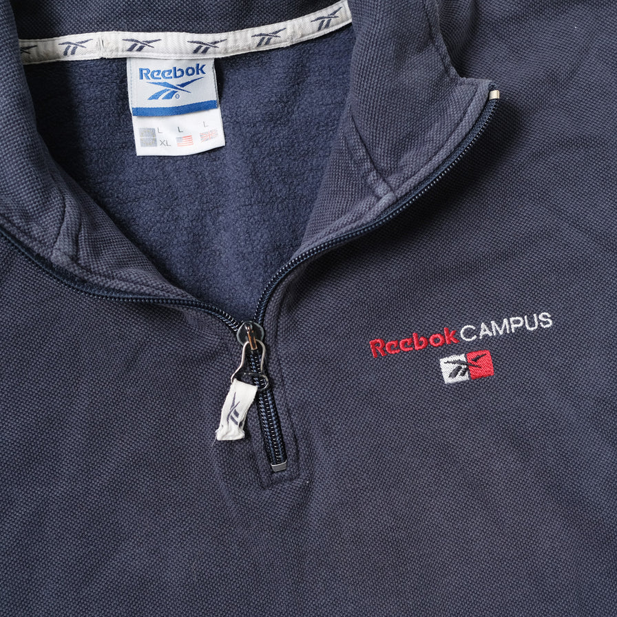 Vintage Reebok Q-Zip Sweater XLarge