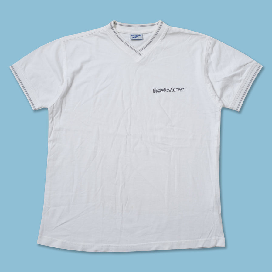Vintage Reebok V-Neck T-Shirt Large