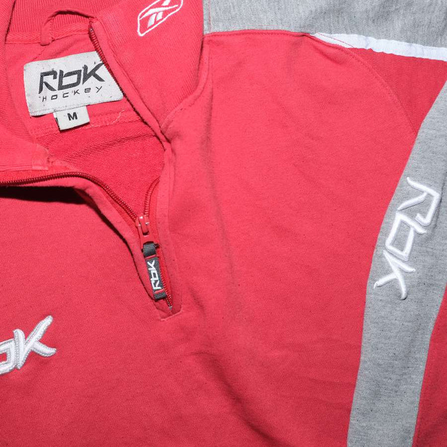 Vintage Reebok Q-Zip Sweater Large