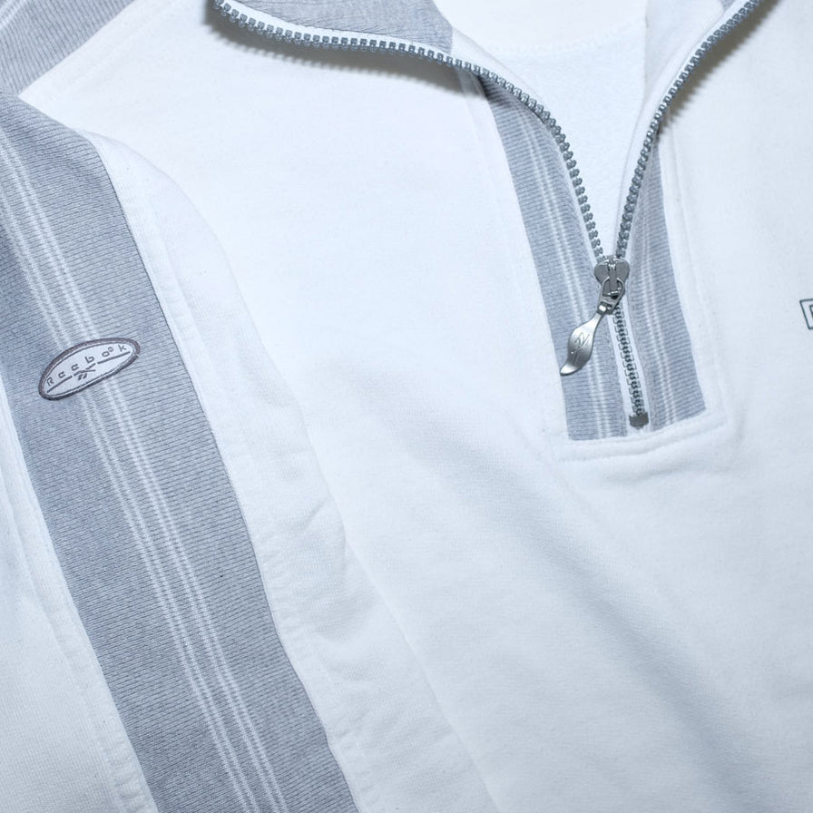 Vintage Reebok Q-Zip Sweater Medium / Large - Double Double Vintage