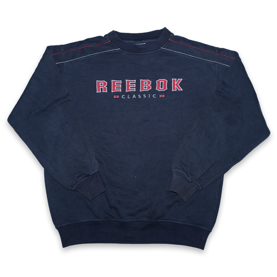 Vintage Reebok Classic Sweater Medium - Double Double Vintage