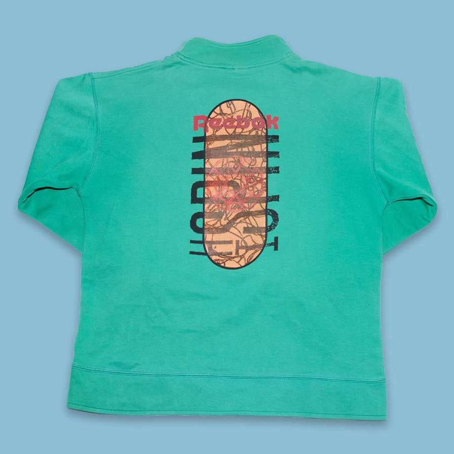 Vintage Reebok Q-Zip Sweater Large