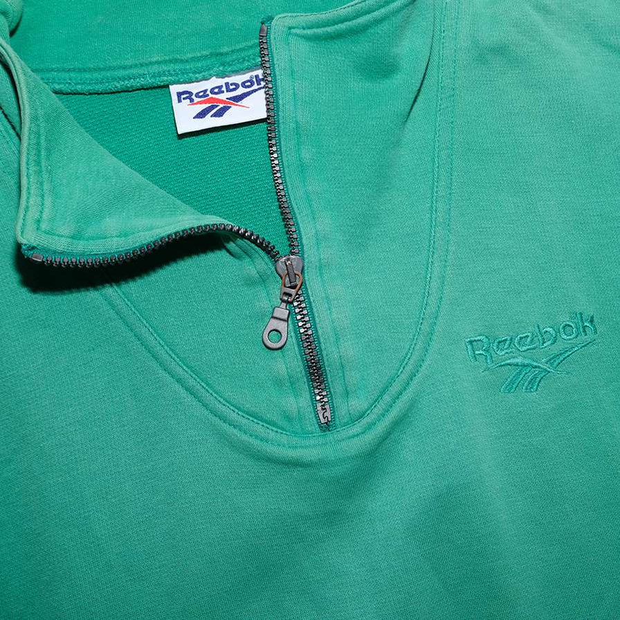 Vintage Reebok Q-Zip Sweater Large