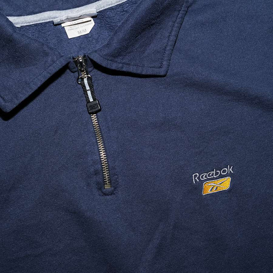 Vintage Reebok Q-Zip Sweater Medium