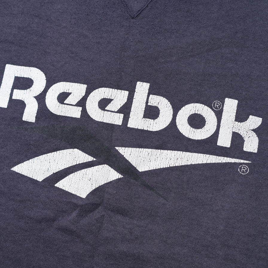 Vintage Reebok Logo Sweater XLarge