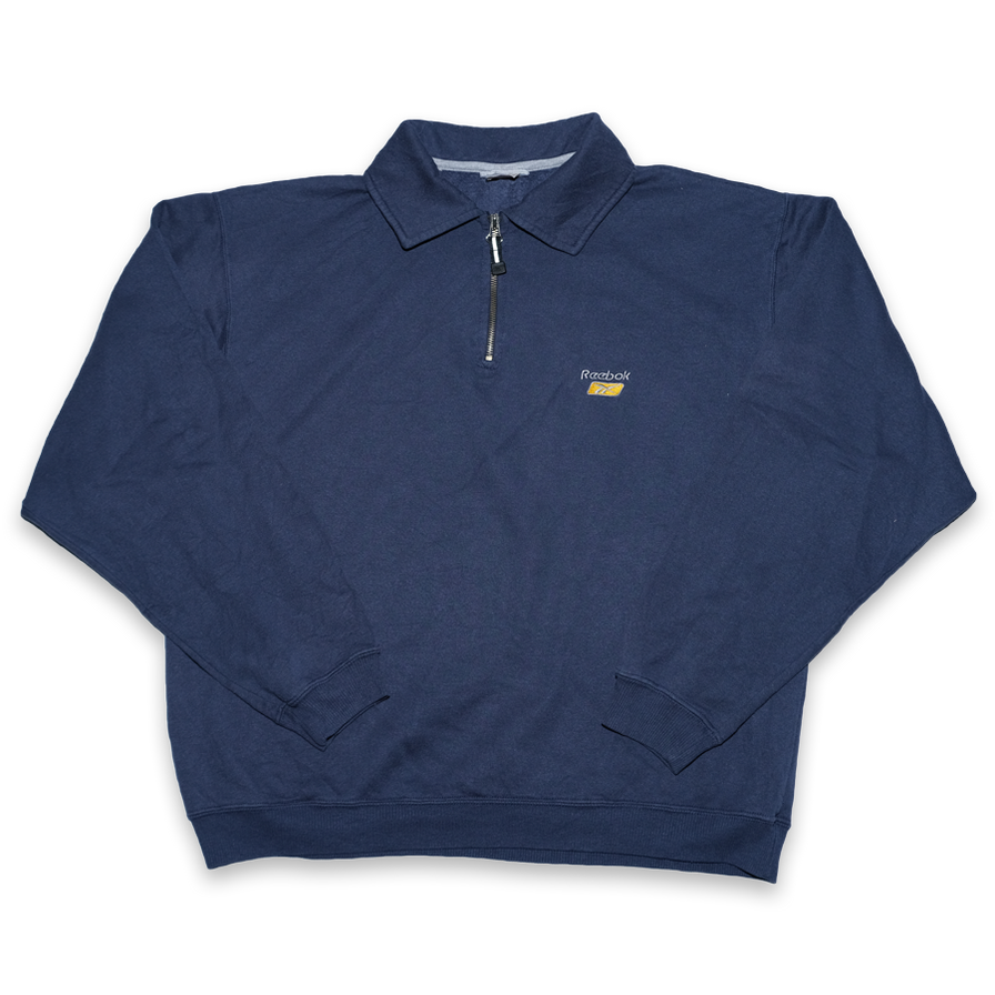 Vintage Reebok Q-Zip Sweater Medium