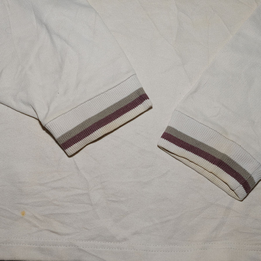 Vintage Reebok V-Neck Sweater Small - Double Double Vintage