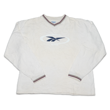 Vintage Reebok V-Neck Sweater Small - Double Double Vintage