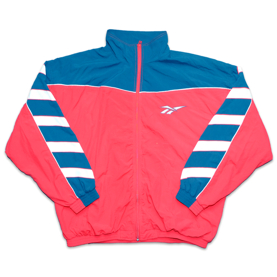 Vintage Reebok Trackjacket XLarge / XXL - Double Double Vintage