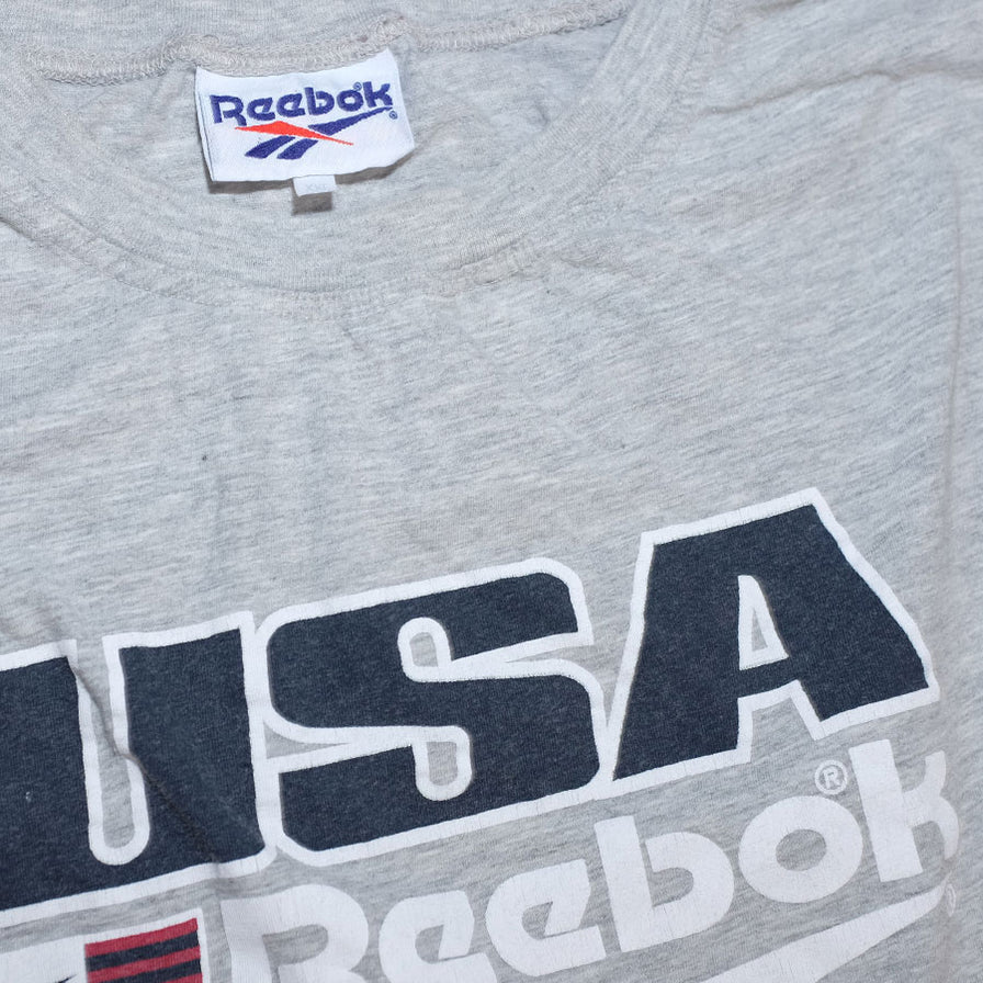 Vintage Reebok USA T-Shirt Large / XLarge - Double Double Vintage