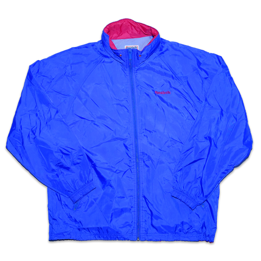 Vintage Reebok Windbreaker Medium - Double Double Vintage