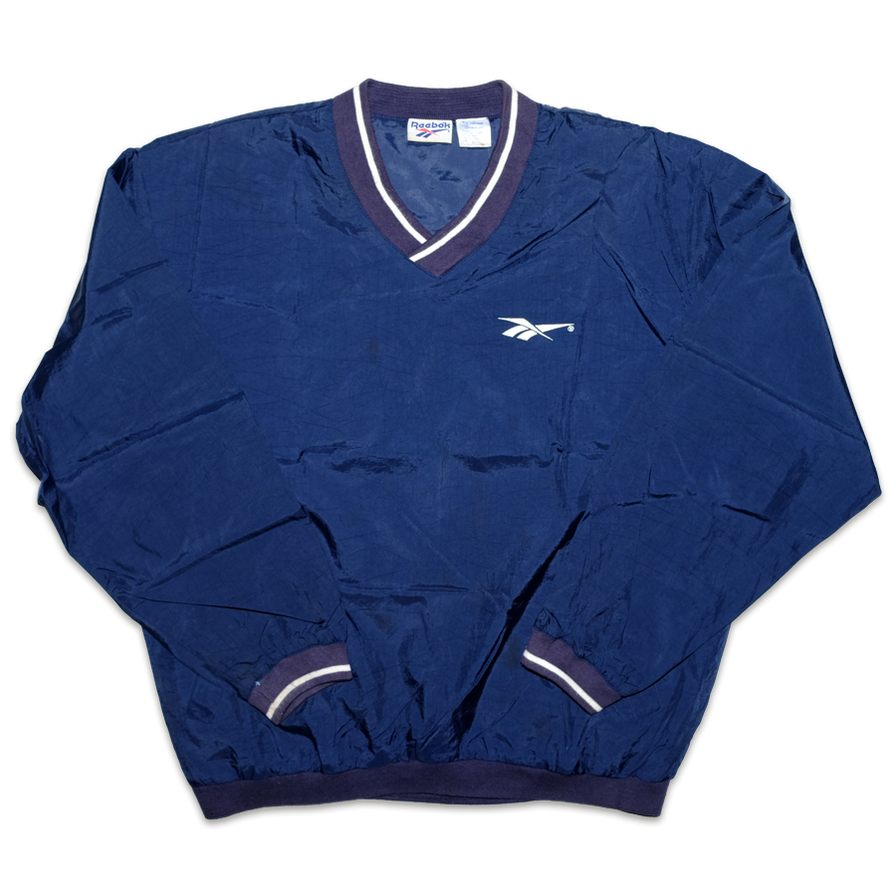 Vintage Reebok Windbreaker Pullover XLarge - Double Double Vintage