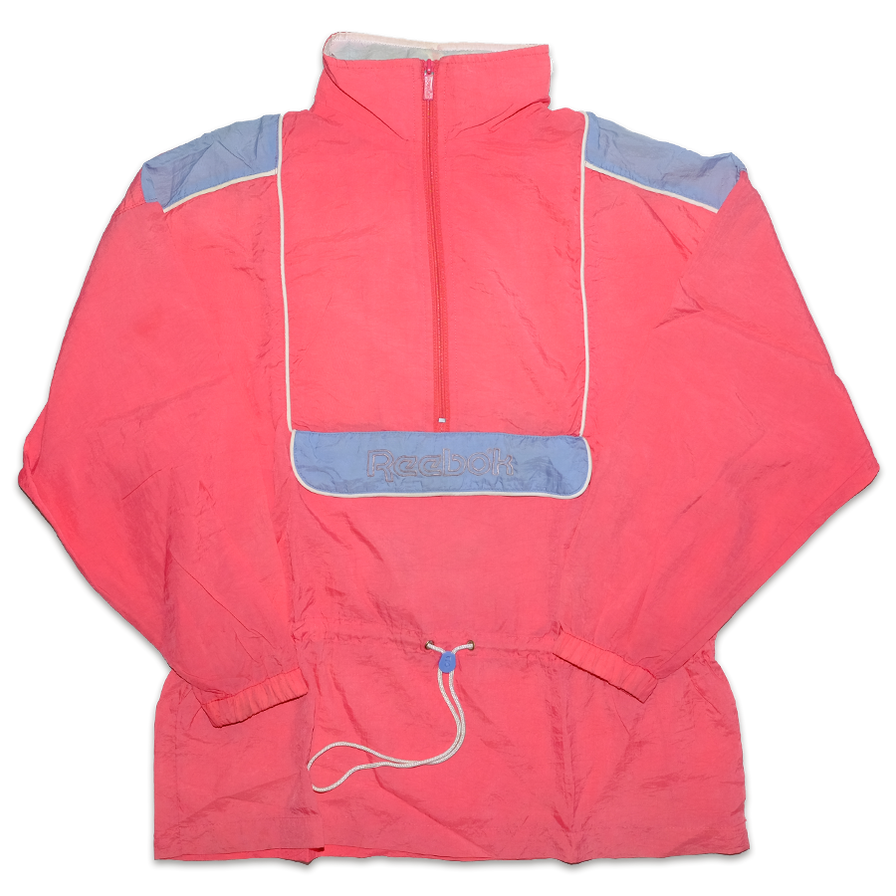 Vintage Women's Reebok Windbreaker Large (wmns) - Double Double Vintage