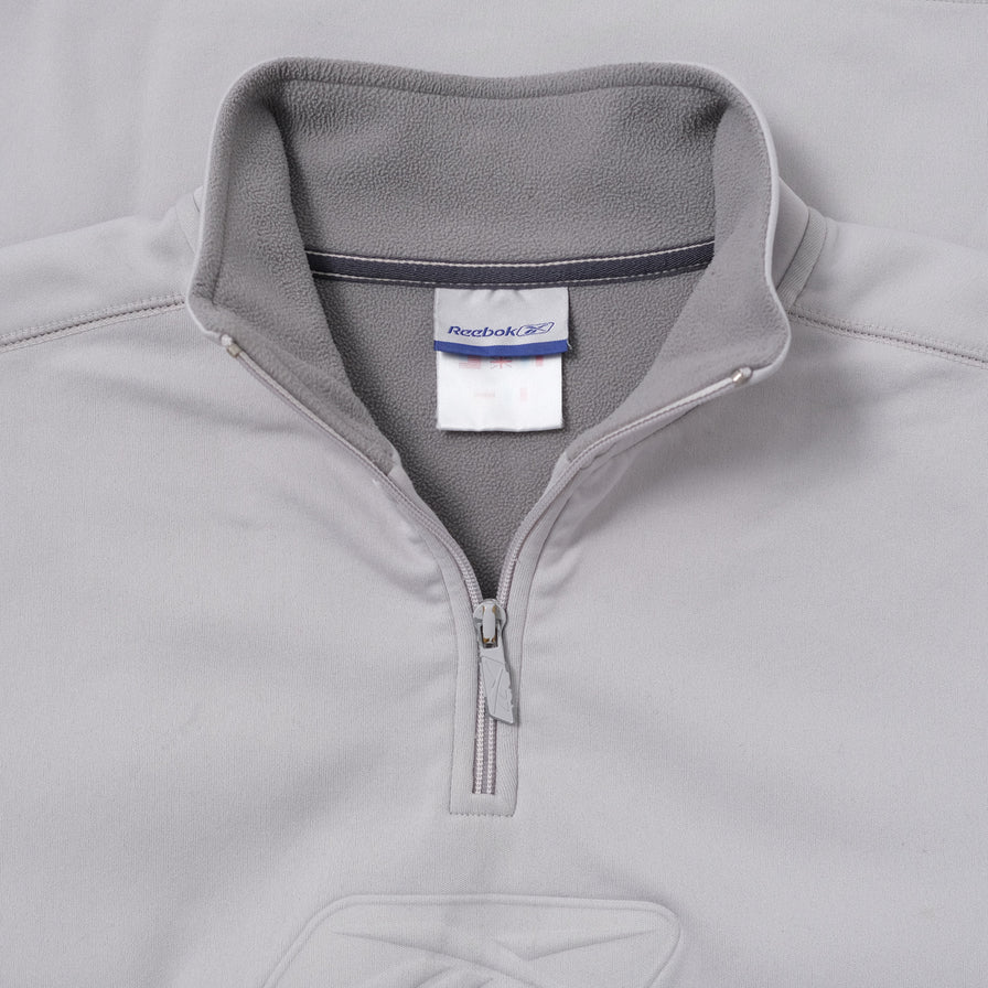 Vintage Reebok Q-Zip Sweater Large