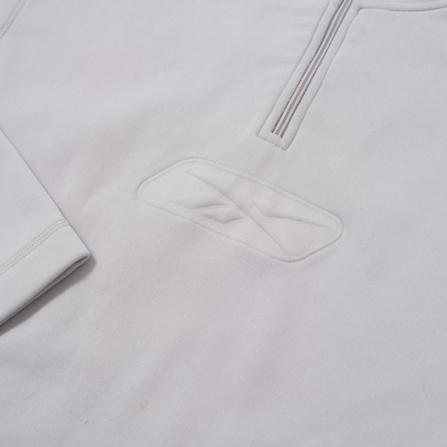 Vintage Reebok Q-Zip Sweater Large