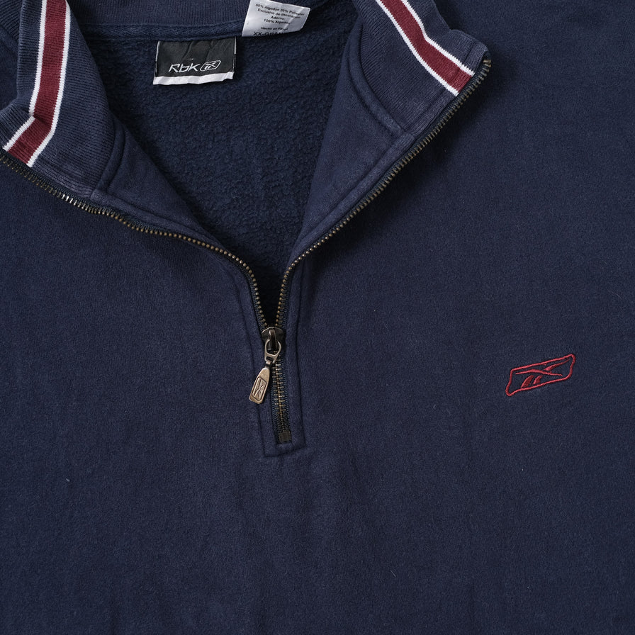 Vintage Reebok Q-Zip Sweater XXLarge