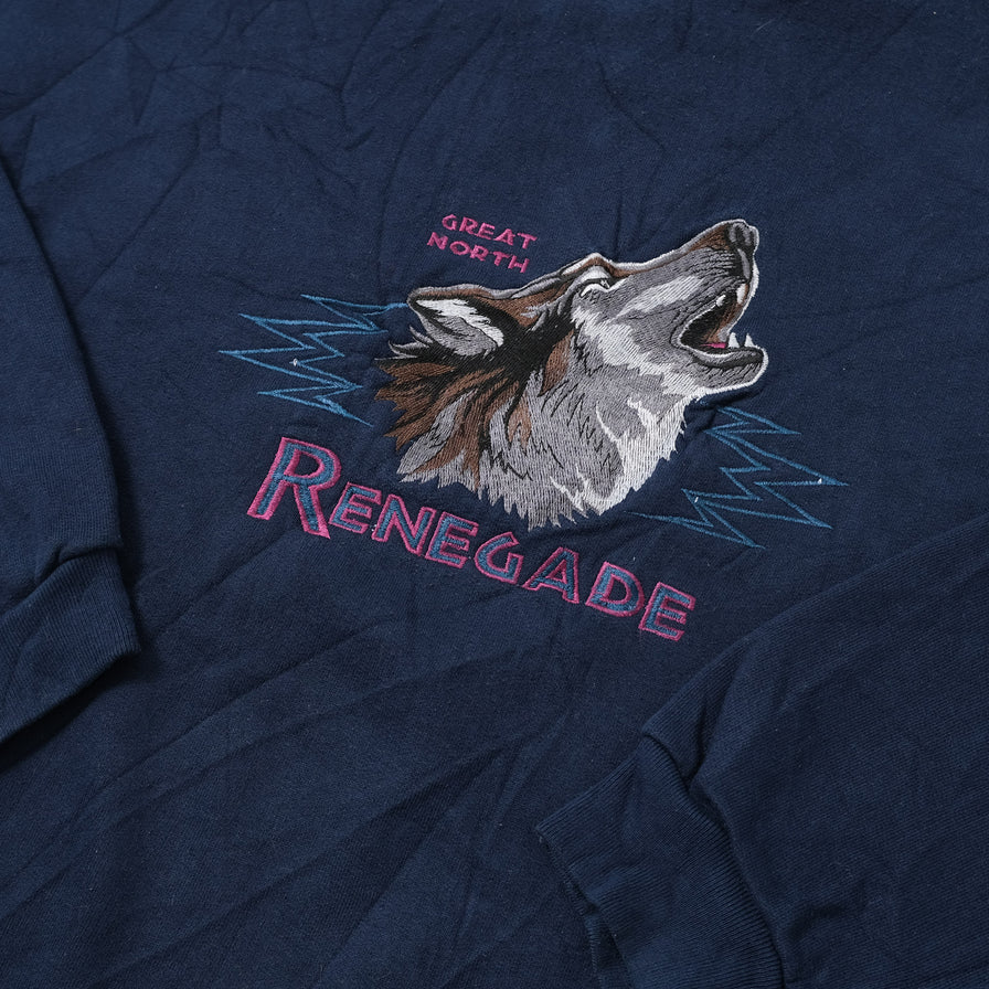 Vintage Wolf Sweater XLarge