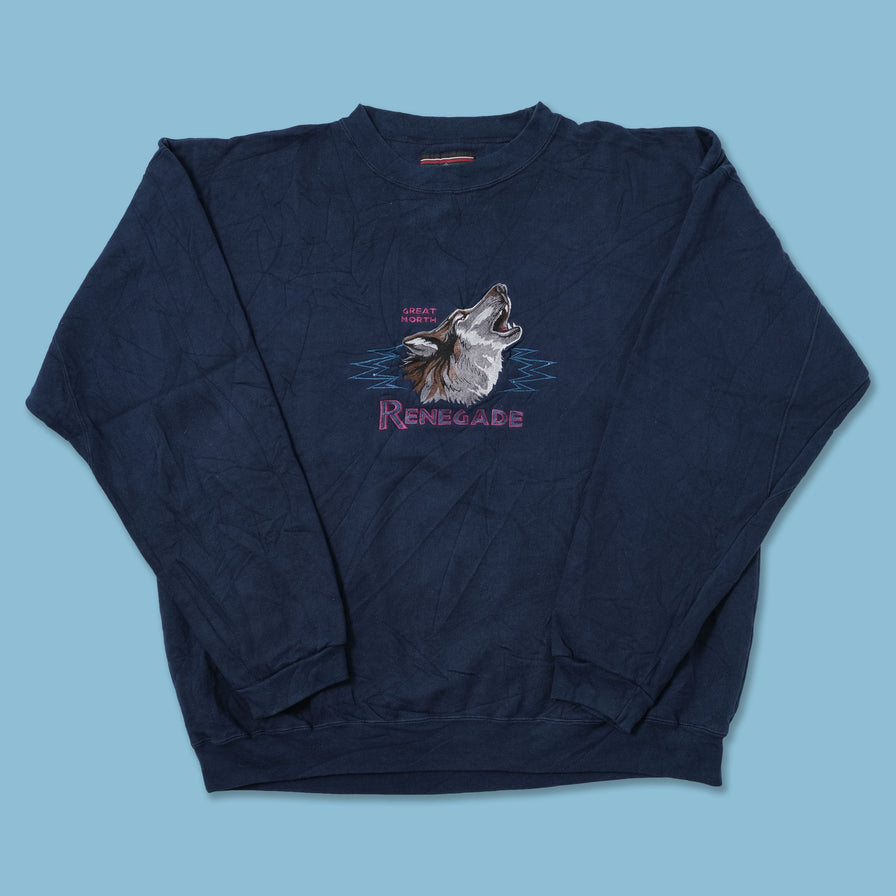 Vintage Wolf Sweater XLarge