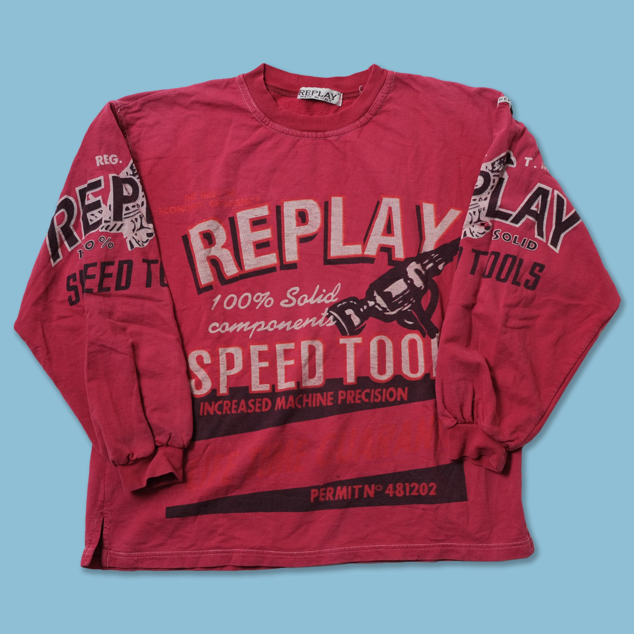 Vintage Replay Sweater Large | Double Double Vintage