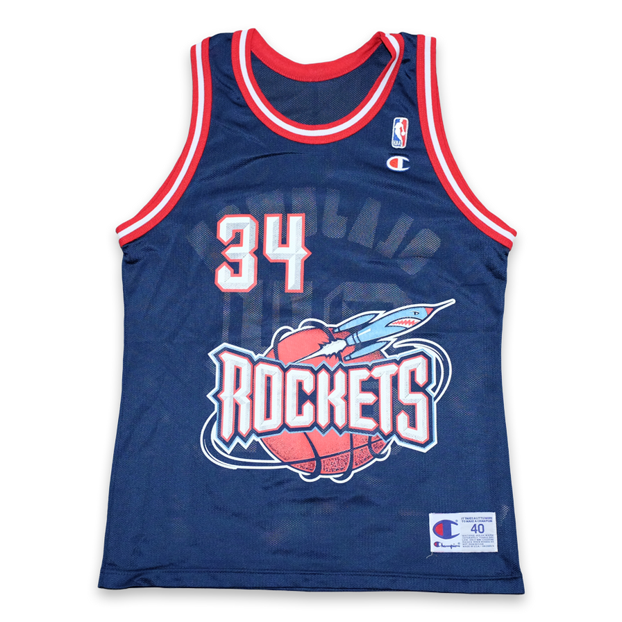 Vintage Hakeem Olajuwon Houston Rockets Jersey Medium - Double Double Vintage