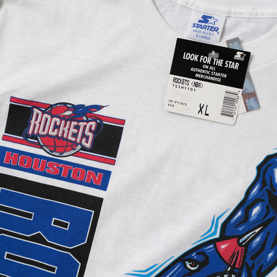 Vintage Deadstock Starter Houston Rockets T-Shirt XLarge