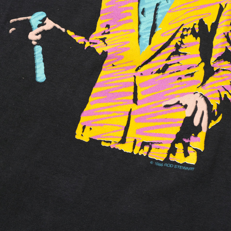 Vintage 1986 Rod Stewart T-Shirt XLarge